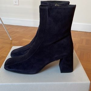 L’intervalle ´Lamont’ dark navy booties